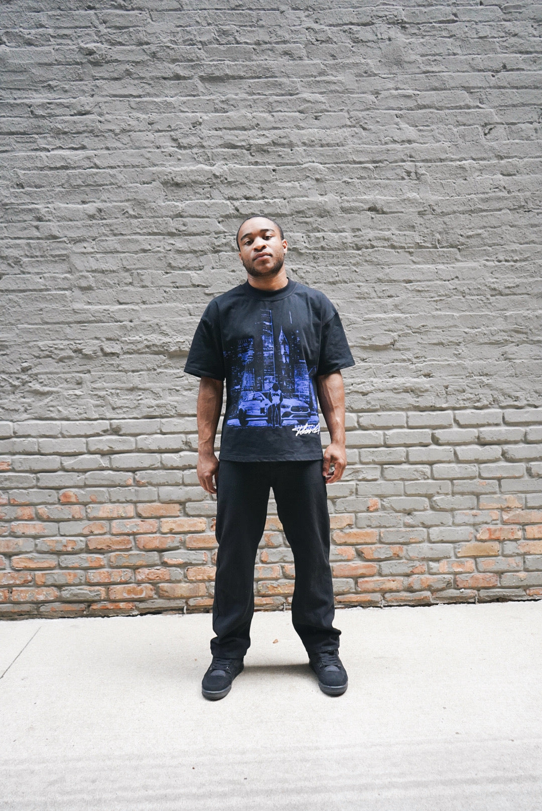 MIDNIGHT BLUE CITY TEE