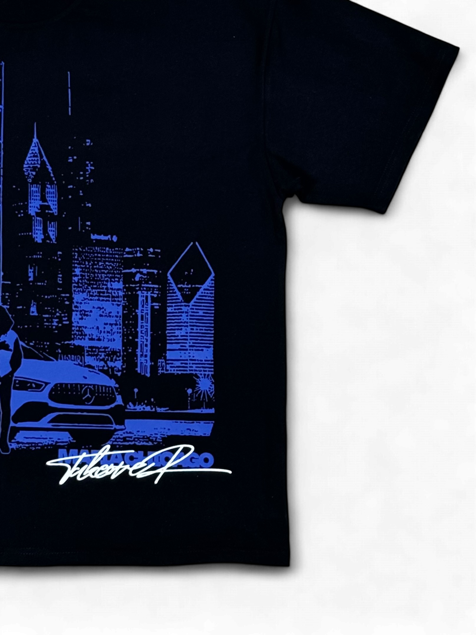 MIDNIGHT BLUE CITY TEE